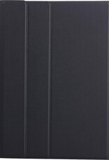 NoXx Hoesje Geschikt voor Samsung Galaxy Tab A7 Lite Hoesje Toetsenbord Hoes - Hoes Geschikt voor Samsung Tab A7 Lite Keyboard Case Book Cover - Zwart