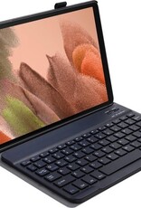 NoXx Hoesje Geschikt voor Samsung Galaxy Tab A7 Lite Hoesje Toetsenbord Hoes - Hoes Geschikt voor Samsung Tab A7 Lite Keyboard Case Book Cover - Zwart