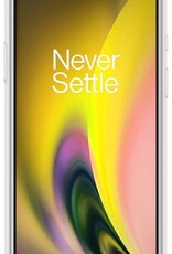 NoXx Hoes Geschikt voor OnePlus Nord 2 Hoesje Siliconen Cover Shock Proof Back Case Shockproof Hoes - Transparant