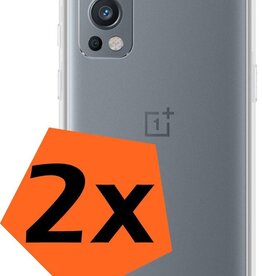 Nomfy Nomfy OnePlus Nord 2 Hoesje Shockproof Transparant - 2 PACK