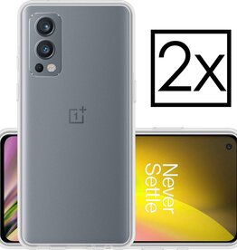 NoXx NoXx OnePlus Nord 2 Hoesje Siliconen Transparant - 2 PACK