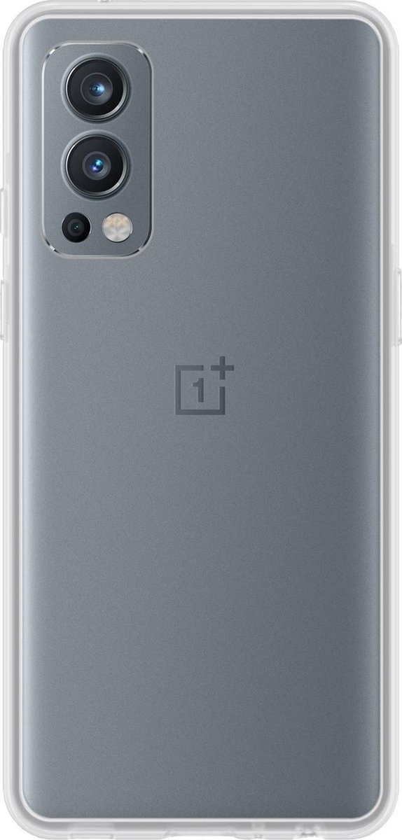 Nomfy Hoesje Geschikt voor OnePlus Nord 2 Hoesje Siliconen Cover Case - Hoes Geschikt voor OnePlus Nord 2 Hoes Back Case - Transparant