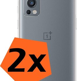 Nomfy Nomfy OnePlus Nord 2 Hoesje Siliconen Transparant - 2 PACK