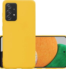 NoXx NoXx Samsung Galaxy A52s hoesje siliconen - Geel
