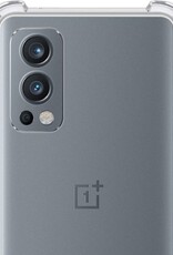 NoXx Hoes Geschikt voor OnePlus Nord 2 Hoesje Siliconen Cover Shock Proof Back Case Shockproof Hoes - Transparant
