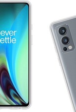 Nomfy Hoesje Geschikt voor OnePlus Nord 2 Hoesje Siliconen Cover Case - Hoes Geschikt voor OnePlus Nord 2 Hoes Back Case - 2-PACK - Transparant