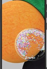 NoXx Hoes Geschikt voor Samsung A52s Hoesje Cover Siliconen Back Case Hoes - Zwart