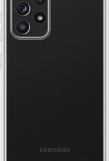 NoXx Hoes Geschikt voor Samsung A52s Hoesje Cover Siliconen Back Case Hoes - Transparant - 2x