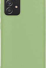 NoXx Hoes Geschikt voor Samsung A52s Hoesje Cover Siliconen Back Case Hoes - Groen - 2x