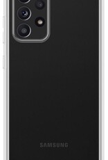 NoXx Hoes Geschikt voor Samsung A52s Hoesje Siliconen Cover Shock Proof Back Case Shockproof Hoes - Transparant