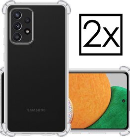 NoXx 2 PACK - NoXx Samsung Galaxy A52s hoesje shock proof