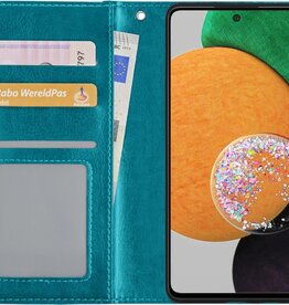 NoXx NoXx Samsung Galaxy A52s Hoesje Bookcase - Turquoise