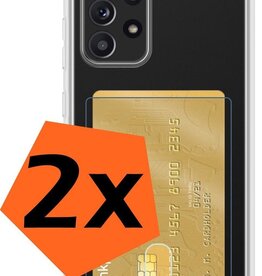 Nomfy 2 PACK - Nomfy Samsung Galaxy A52s Pashouder Hoesje Shockproof