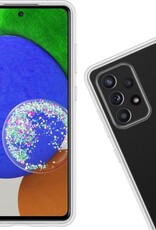 Nomfy Hoesje Geschikt voor Samsung A52s Hoesje Siliconen Cover Case - Hoes Geschikt voor Samsung Galaxy A52s 5G Hoes Back Case - 2-PACK - Transparant