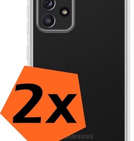 Nomfy 2 PACK - Nomfy Samsung Galaxy A52s hoesje shock proof