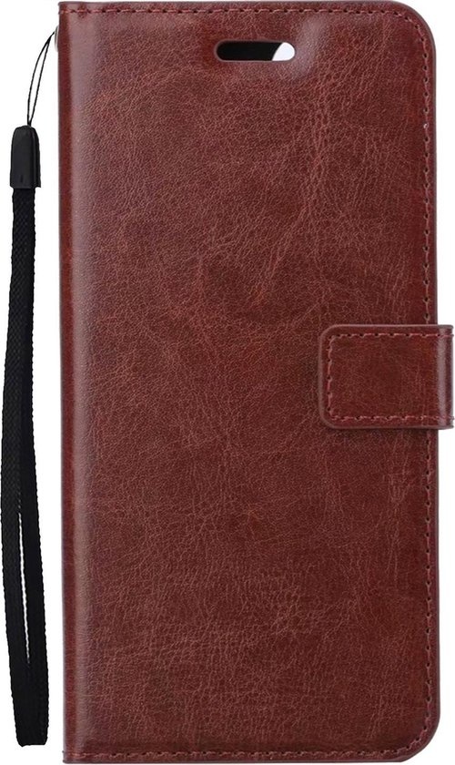 Nomfy Hoesje Geschikt voor Samsung A52s Hoes Bookcase Flipcase Book Cover - Hoes Geschikt voor Samsung Galaxy A52s 5G Hoesje Book Case - Bruin