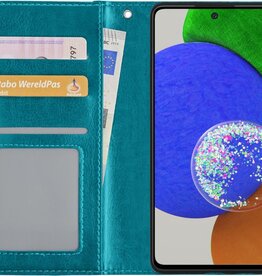 Nomfy Nomfy Samsung Galaxy A52s Hoesje Bookcase - Turquoise