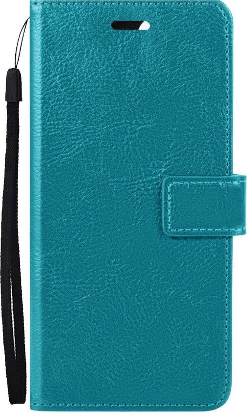 Nomfy Hoesje Geschikt voor Samsung A52s Hoes Bookcase Flipcase Book Cover - Hoes Geschikt voor Samsung Galaxy A52s 5G Hoesje Book Case - Turquoise
