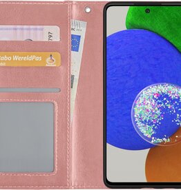 Nomfy Nomfy Samsung Galaxy A52s Hoesje Bookcase - Rose Goud