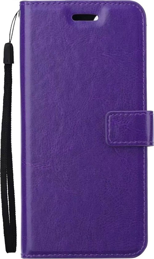 Nomfy Hoesje Geschikt voor Samsung A52s Hoes Bookcase Flipcase Book Cover - Hoes Geschikt voor Samsung Galaxy A52s 5G Hoesje Book Case - Paars