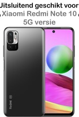 NoXx Hoes Geschikt voor Redmi Note 10 5G Hoesje Cover Siliconen Back Case Hoes - Transparant - 2x