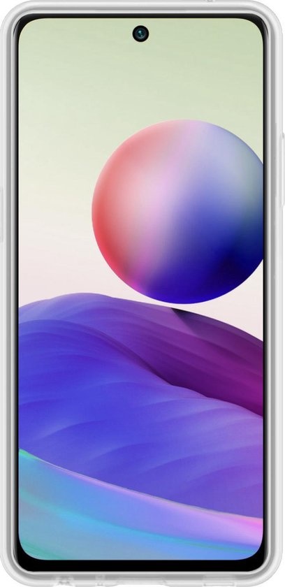 NoXx Hoes Geschikt voor Redmi Note 10 5G Hoesje Cover Siliconen Back Case Hoes - Transparant - 2x