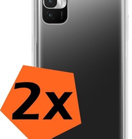 Nomfy 2 PACK - Nomfy Xiaomi Redmi Note 10 hoesje shock proof