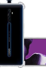 NoXx Hoes Geschikt voor OPPO Reno 2 Hoesje Siliconen Cover Shock Proof Back Case Shockproof Hoes - Transparant