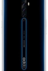 NoXx Hoes Geschikt voor OPPO Reno 2 Hoesje Siliconen Cover Shock Proof Back Case Shockproof Hoes - Transparant