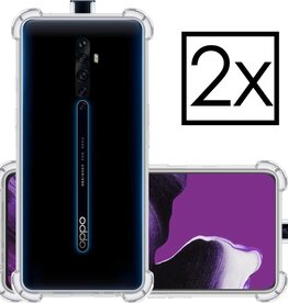 NoXx 2 PACK - NoXx Oppo Reno 2 hoesje shock proof