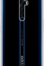 NoXx Hoes Geschikt voor OPPO Reno 2 Hoesje Cover Siliconen Back Case Hoes - Transparant