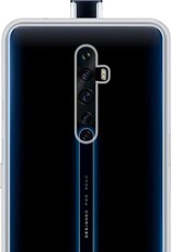 NoXx Hoes Geschikt voor OPPO Reno 2 Hoesje Cover Siliconen Back Case Hoes - Transparant - 2x