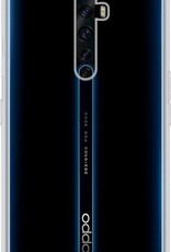 NoXx Hoes Geschikt voor OPPO Reno 2 Hoesje Cover Siliconen Back Case Hoes - Transparant - 2x