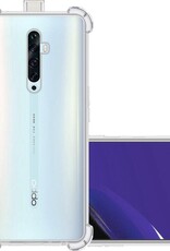 NoXx Hoes Geschikt voor OPPO Reno 2Z Hoesje Siliconen Cover Shock Proof Back Case Shockproof Hoes - Transparant
