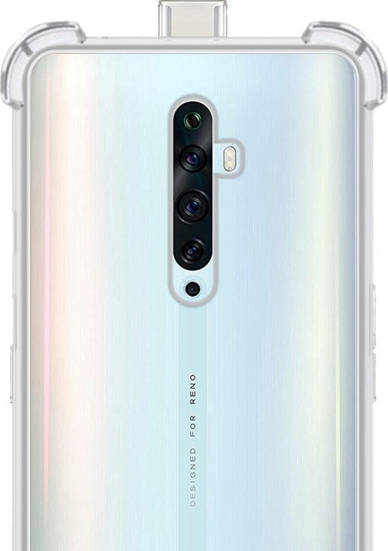 NoXx Hoes Geschikt voor OPPO Reno 2Z Hoesje Siliconen Cover Shock Proof Back Case Shockproof Hoes - Transparant