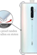 Nomfy Hoesje Geschikt voor OPPO Reno 2Z Hoesje Shock Proof Cover Case Shockproof - Hoes Geschikt voor OPPO Reno 2Z Hoes Siliconen Back Case - Transparant