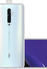 NoXx Hoes Geschikt voor OPPO Reno 2Z Hoesje Cover Siliconen Back Case Hoes - Transparant
