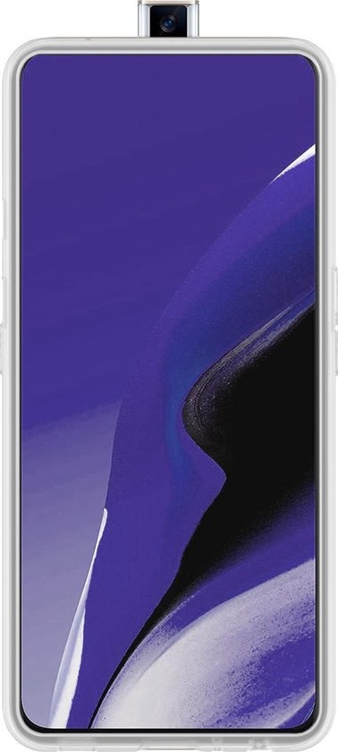 NoXx Hoes Geschikt voor OPPO Reno 2Z Hoesje Cover Siliconen Back Case Hoes - Transparant