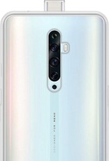 NoXx Hoes Geschikt voor OPPO Reno 2Z Hoesje Cover Siliconen Back Case Hoes - Transparant