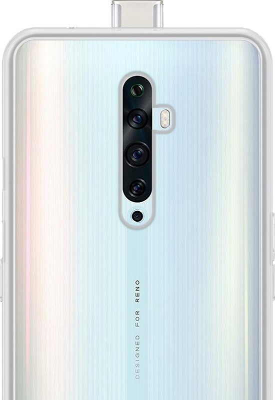 NoXx Hoes Geschikt voor OPPO Reno 2Z Hoesje Cover Siliconen Back Case Hoes - Transparant