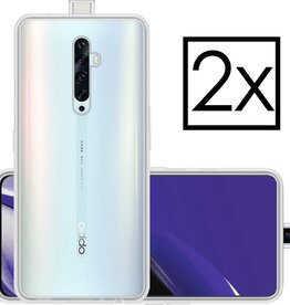 NoXx 2 PACK - NoXx Oppo Reno 2Z hoesje siliconen - Transparant
