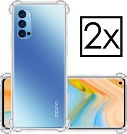 NoXx 2 PACK - NoXx Oppo Reno 4 Pro hoesje shock proof
