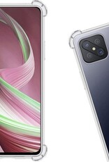 Nomfy Hoesje Geschikt voor OPPO Reno4 Z 5G Hoesje Shock Proof Cover Case Shockproof - Hoes Geschikt voor OPPO Reno 4Z 5G Hoes Siliconen Back Case - Transparant