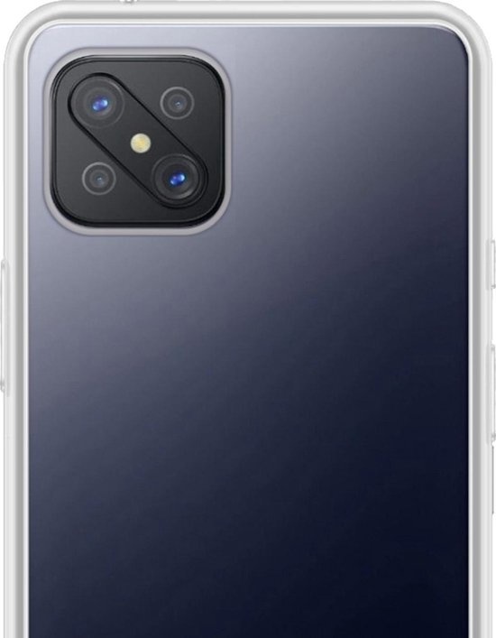 NoXx Hoes Geschikt voor OPPO Reno 4Z Hoesje Cover Siliconen Back Case Hoes - Transparant