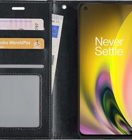 NoXx NoXx OnePlus Nord 2 Hoesje Bookcase - Zwart