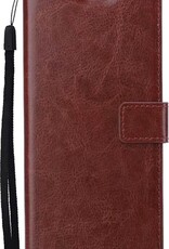Nomfy Hoesje Geschikt voor OnePlus Nord 2 Hoes Bookcase Flipcase Book Cover - Hoes Geschikt voor OnePlus Nord 2 Hoesje Book Case - Bruin