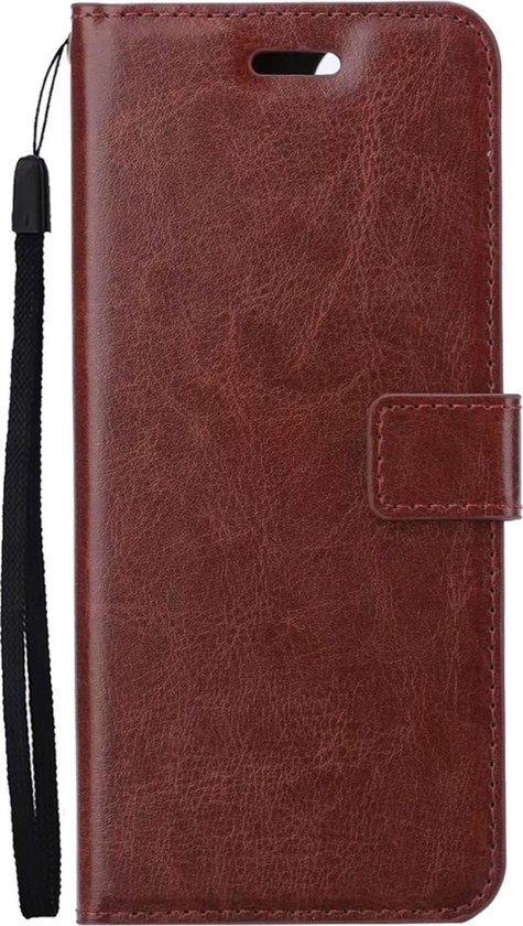 Nomfy Hoesje Geschikt voor OnePlus Nord 2 Hoes Bookcase Flipcase Book Cover - Hoes Geschikt voor OnePlus Nord 2 Hoesje Book Case - Bruin