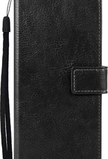 Nomfy Hoesje Geschikt voor OnePlus Nord 2 Hoes Bookcase Flipcase Book Cover - Hoes Geschikt voor OnePlus Nord 2 Hoesje Book Case - Zwart