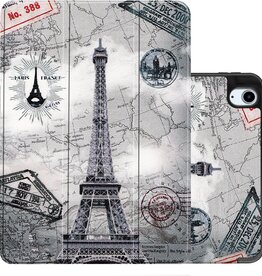 NoXx NoXx iPad Air 2020 (4e generatie) Hoesje Met Uitsparing S Pen - Eiffeltoren
