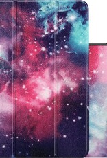 NoXx Hoesje Geschikt voor iPad Air 2020 Hoesje Case Hard Cover Hoes Book Case Met Uitsparing Geschikt voor Apple Pencil - Galaxy